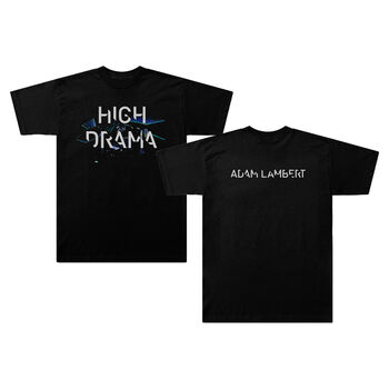 High Drama Text T-Shirt Black