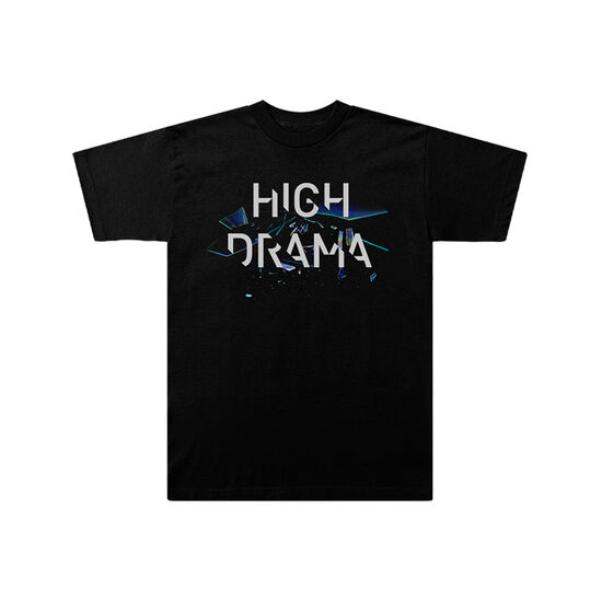 High Drama Text T-Shirt Black